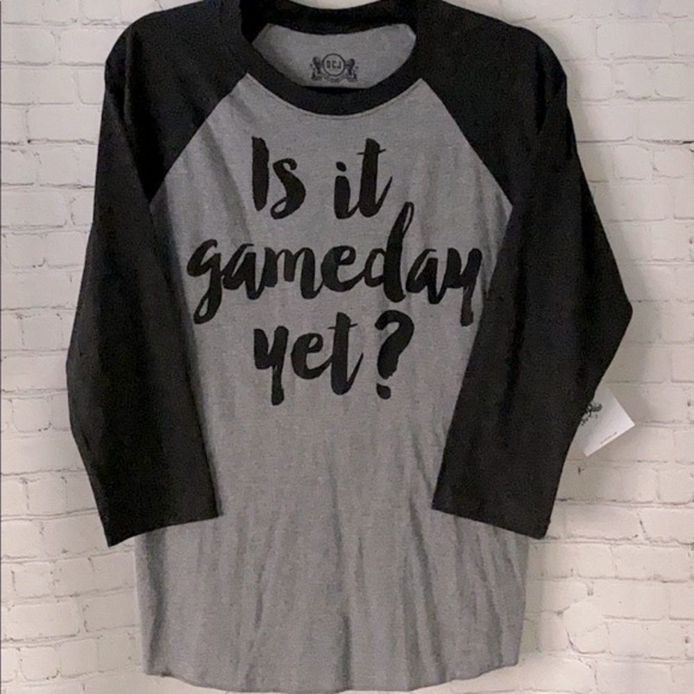 NWT “Is It Gameday Yet?” OCJ Apparel tee